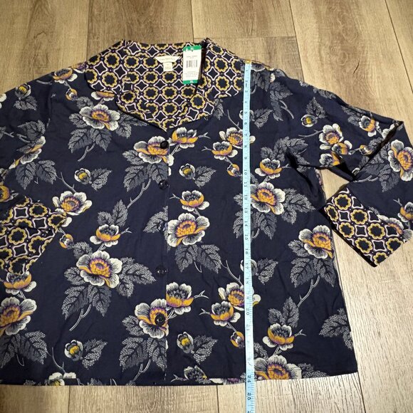 NWT VERA BRADLEY 2pc Pajama Sleep Set Floral Women's XL - Picture 9 of 16